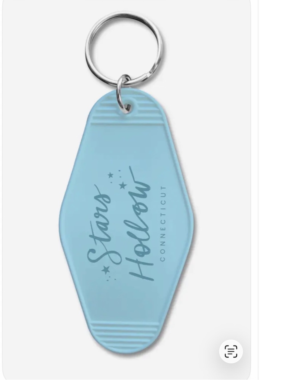 Gilmore Girls Stars Hollow Connecticut Blue Keychain